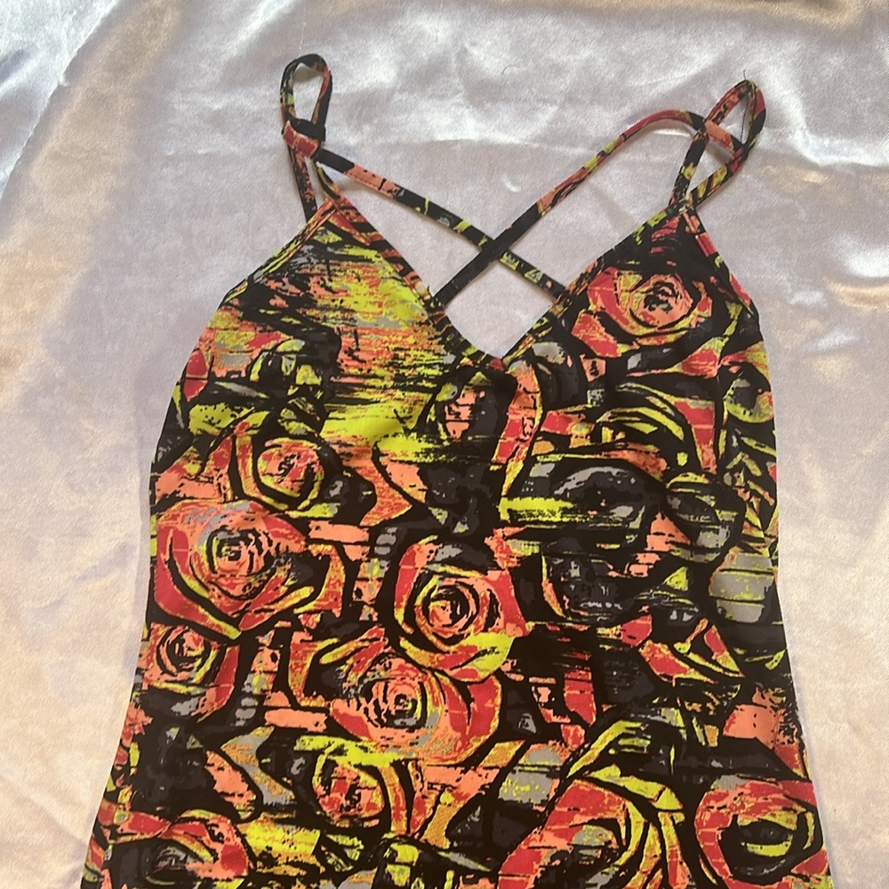 NWOT Floral Midi Colorful Dress - Picture 6 of 9